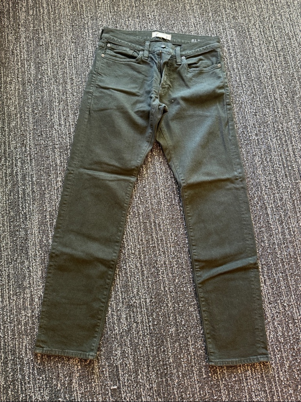 Madewell Slim Jeans in Olive Green